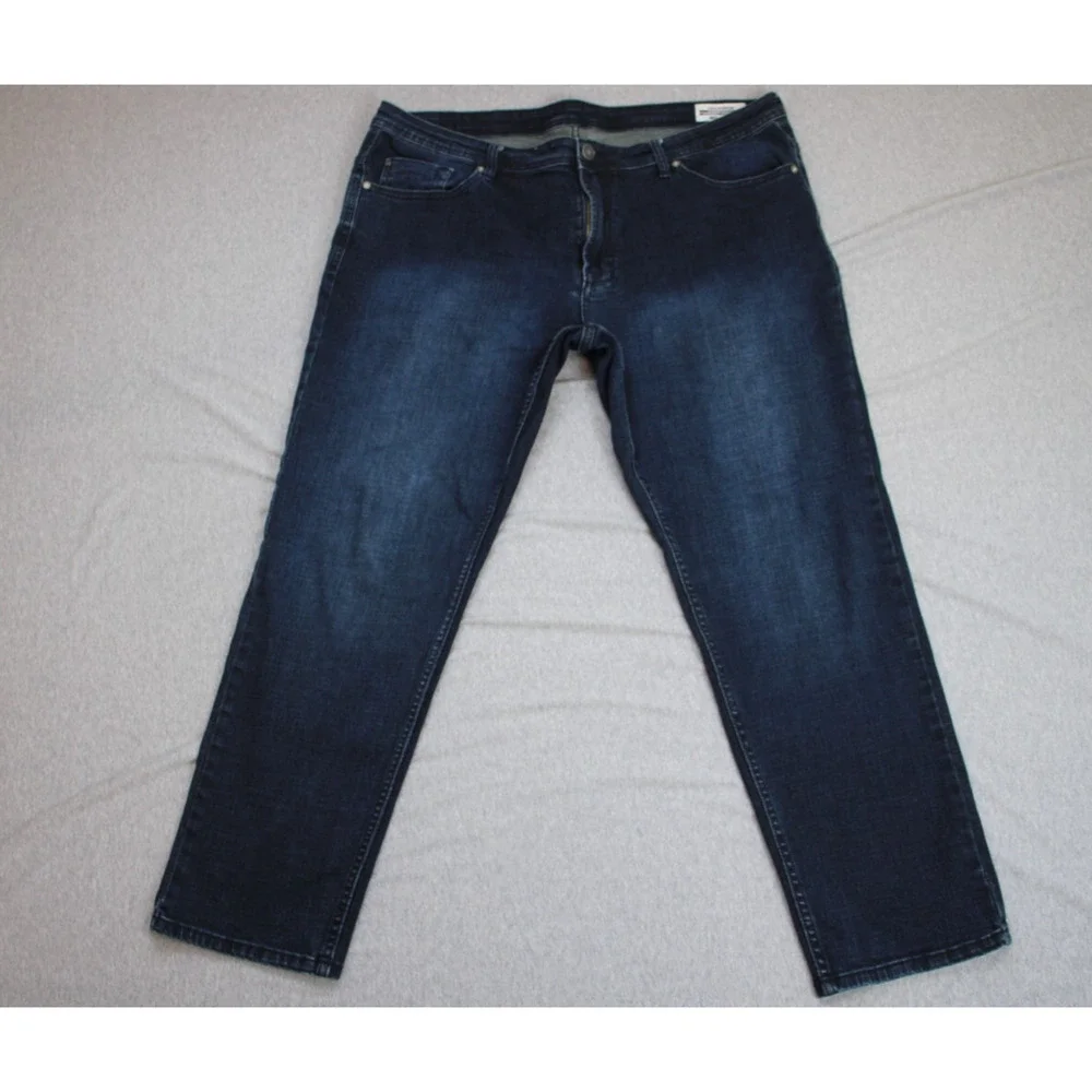 Buffalo David Bitton Jeans Mens 40 X 30 Blue Denim Stretch Straight Leg